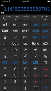 Scientific Calc screenshot 1