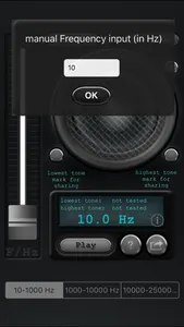 Tone generator screenshot 1