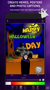 Halloween Cards Maker screenshot 1