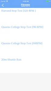 Fitness Tests screenshot 3