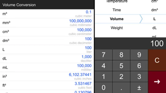 Unit Converter Pro HD. screenshot 1