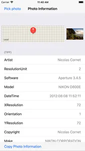 Photo Information:GPS, Exif... screenshot 0