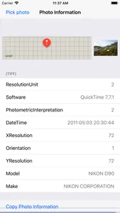 Photo Information:GPS, Exif... screenshot 1