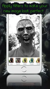 Mask Booth - Transform into a zombie, vampire or scary clown screenshot 2