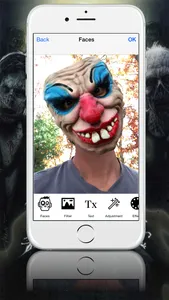 Mask Booth - Transform into a zombie, vampire or scary clown screenshot 4