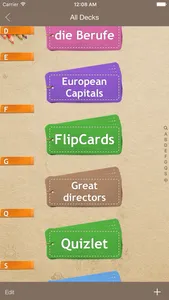 FlipCards - Flashcard app for memory training screenshot 1