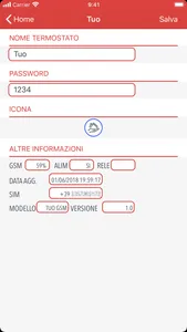 Clima GSM screenshot 2