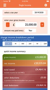 UK Tax Calculators 2023-2024 screenshot 0