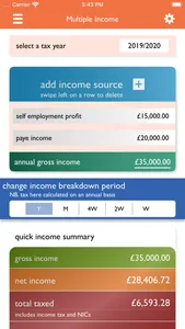 UK Tax Calculators 2023-2024 screenshot 1