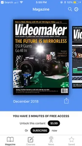 Videomaker Magazine screenshot 1