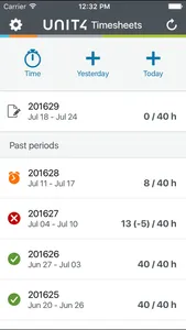 Unit4 Timesheets screenshot 0