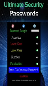 Passwords Security Generator screenshot 3