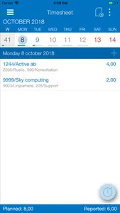 cTimeSheet screenshot 1