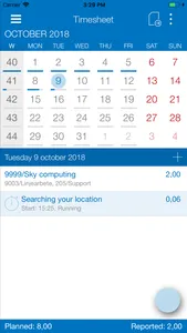 cTimeSheet screenshot 2