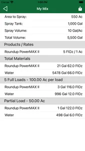 Tank Mix Calculator screenshot 3