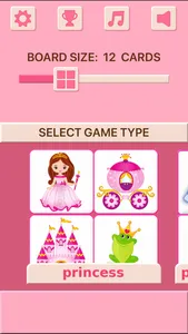 Princess Unicorn Memory Games screenshot 1