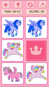 Princess Unicorn Memory Games screenshot 2