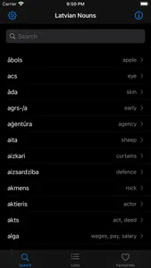 Latvian Nouns screenshot 4