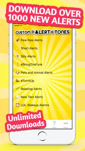 Custom Alert Tones & Sounds screenshot 0