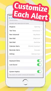 Custom Alert Tones & Sounds screenshot 1