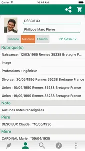 Geneatique screenshot 1