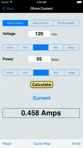 Ohms Law for Power EduCalc screenshot 1