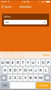 Wolfram Words Reference App screenshot 1