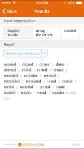 Wolfram Words Reference App screenshot 3