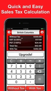 Sales Tax Canada Calculator + screenshot 0