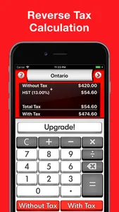 Sales Tax Canada Calculator + screenshot 1