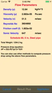 Fluid Pressure Drop screenshot 1