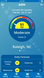 EPA AIRNow screenshot 0