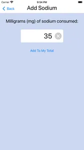 Sodium Tracker screenshot 1
