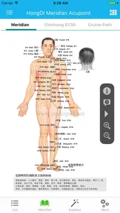 Meridian Acupoint Handbook HD screenshot 2