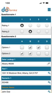 doForms Mobile Data screenshot 1