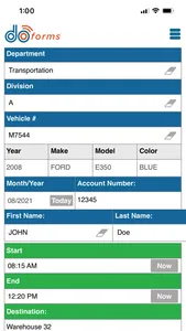 doForms Mobile Data screenshot 2