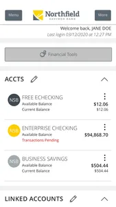 Northfield Savings VT Mobile screenshot 2