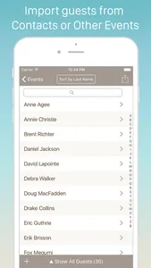 Guest List Organizer Pro screenshot 0