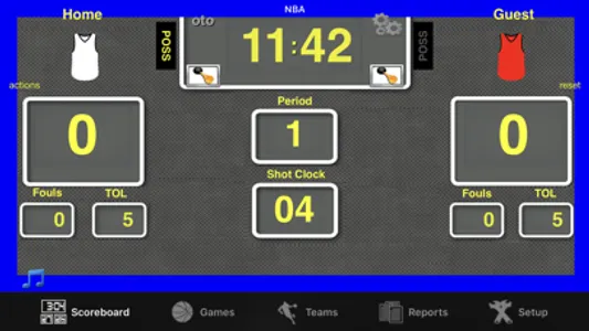 Ballers Basketball Scoreboard screenshot 0