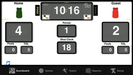 Ballers Basketball Scoreboard screenshot 1