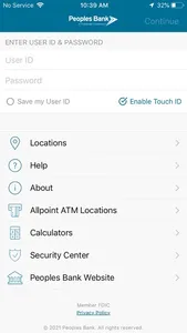 Peoples Bank Mobile screenshot 0