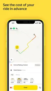 Yandex Go — taxi and delivery screenshot 2