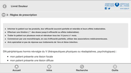 Livret douleur AP-HP screenshot 3