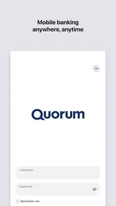 Quorum Mobile Banking screenshot 0