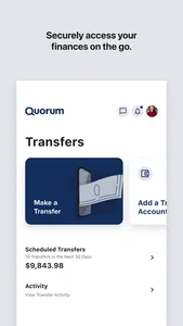 Quorum Mobile Banking screenshot 1