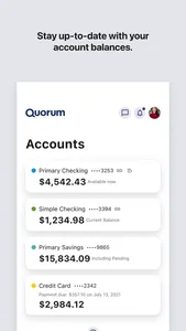 Quorum Mobile Banking screenshot 2