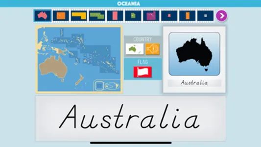 Oceania - Montessori Geography screenshot 1