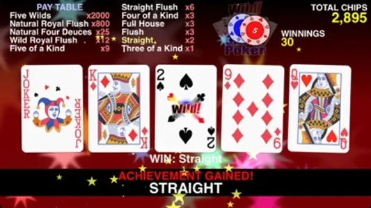 Wild Dream Poker - Deuces Wild screenshot 0