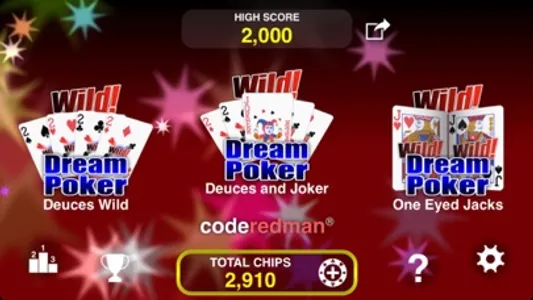 Wild Dream Poker - Deuces Wild screenshot 2