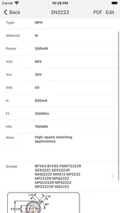 Transistors Handbook screenshot 2